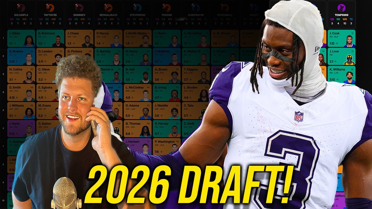 The Ultimate ESPN Fantasy Football Mock Draft (2026)