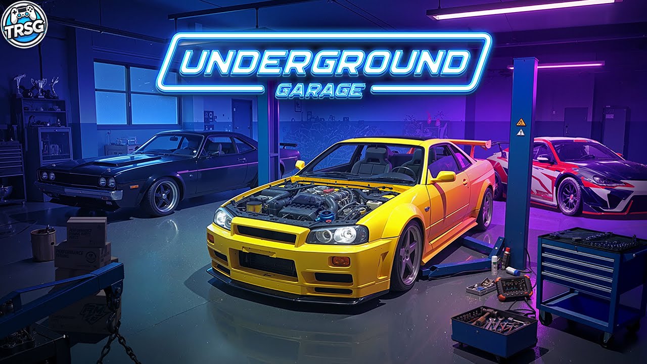 Underground Garage Full Release - Fix Cars, Tune Them Up, and Hit the Road