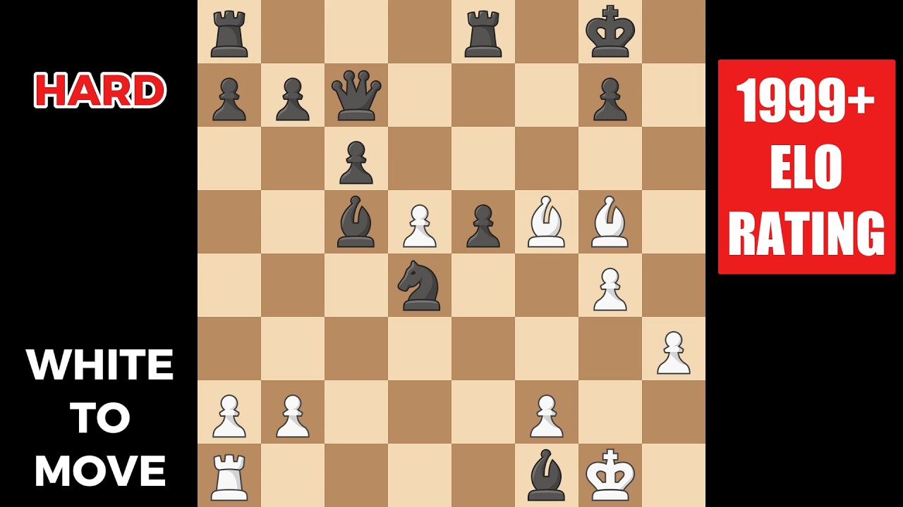 Can You Solve These VERY HARD Chess Puzzles to Become a Tactics Master?