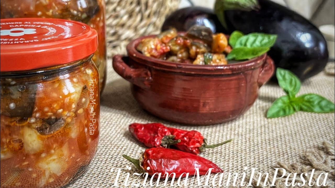 MELANZANE A SUGHETTO IN CONSERVA 🍆😋