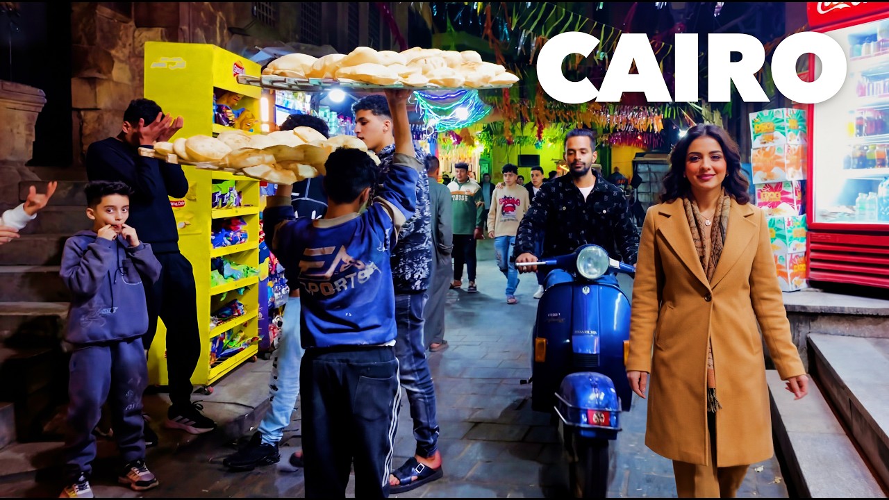 Ramadan in Historic Cairo 🇪🇬 A Night Walk in Al-Gamaliya (Egypt)