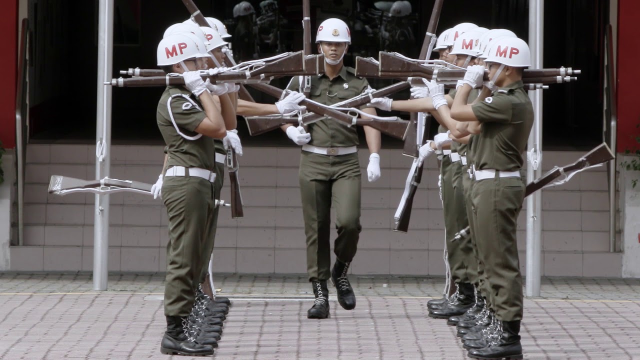 SAF Silent Precision Drill Squad in Slow Motion