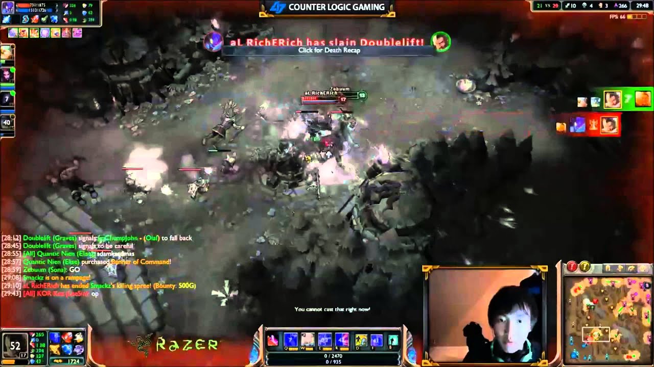 Doublelift - Graves Bot Gameplay (Diamond 1)