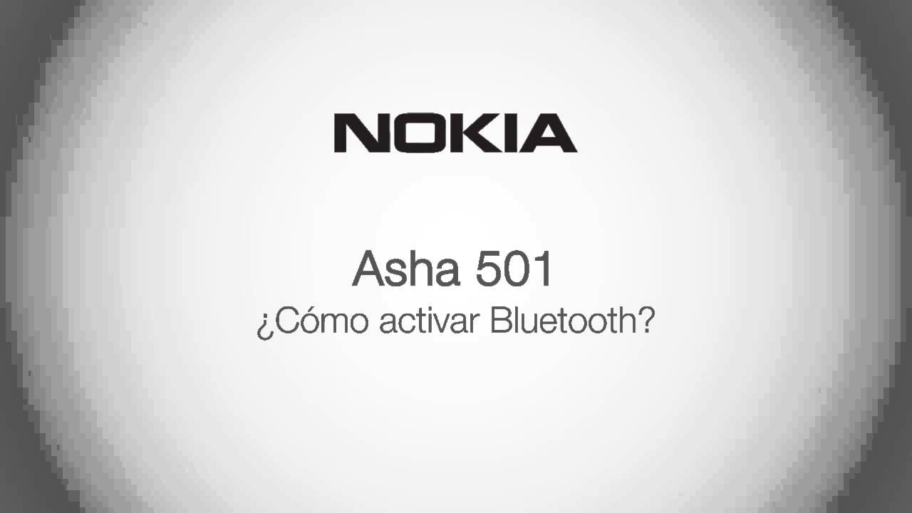 nokia asha 501 01 01 activar bluetooth