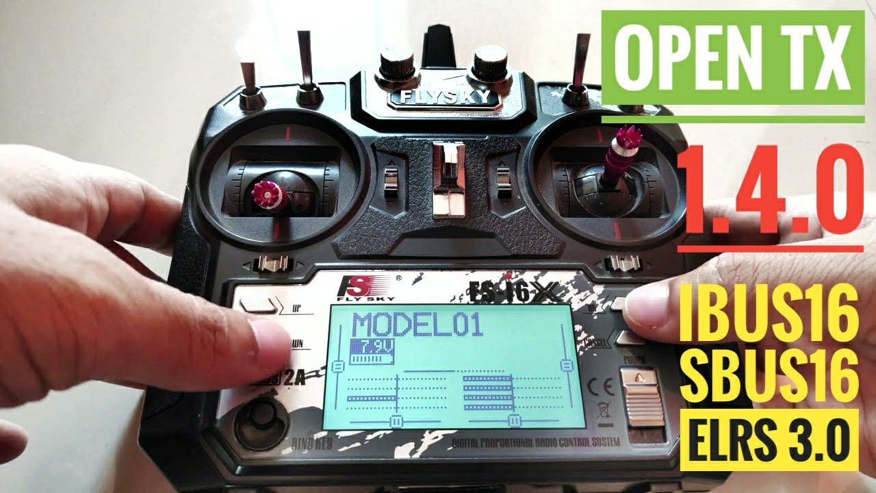Flysky FSI6X OPEN TX 1.4.0 New Features and Improvements + ExpressLRS 3.0