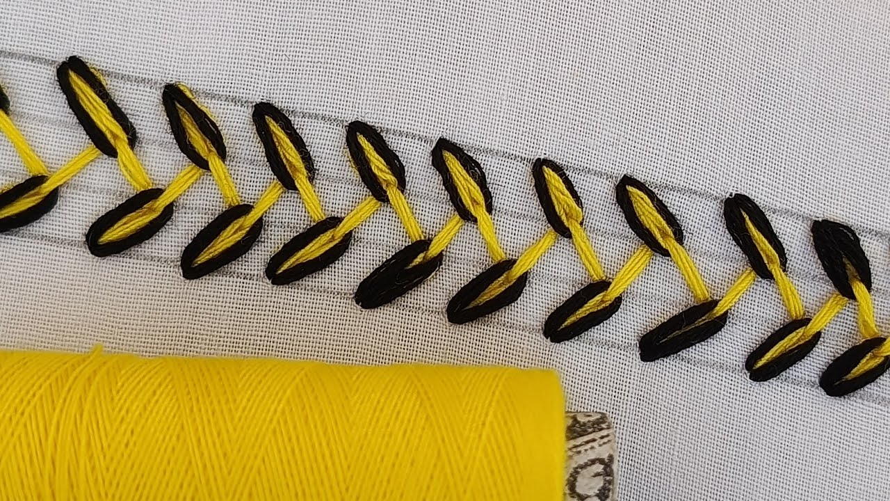 Most beautiful border line hand embroidery lace|hand embroidery|#anoshiaembroiderystudio