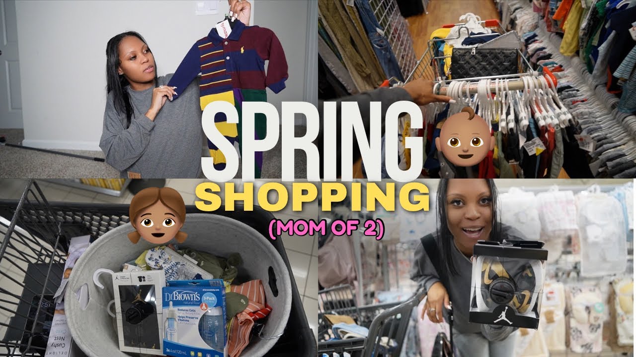 Come Spring Shopping With Me As A Mom Of 2 For The First Time + Shopping Haul ♡