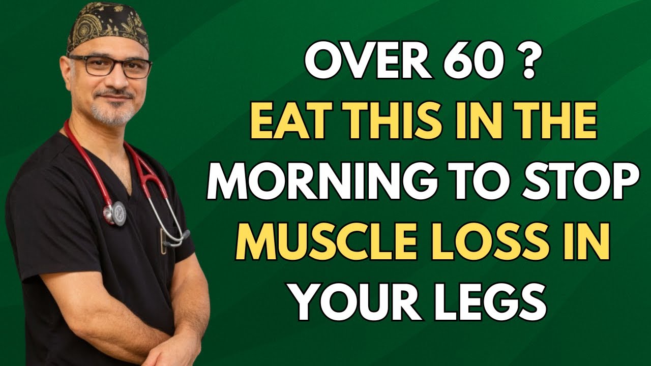 Seniors: Eat This in the Morning to STOP Muscle Loss in Your Legs | Dr. Pradip Jamnadas