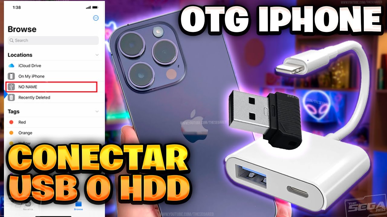 C&oacute;mo TRANSFERIR Fotos, Videos y Archivos de iPhone a USB o PC ✅ LIBERAR ESPACIO en iPhone con OTG