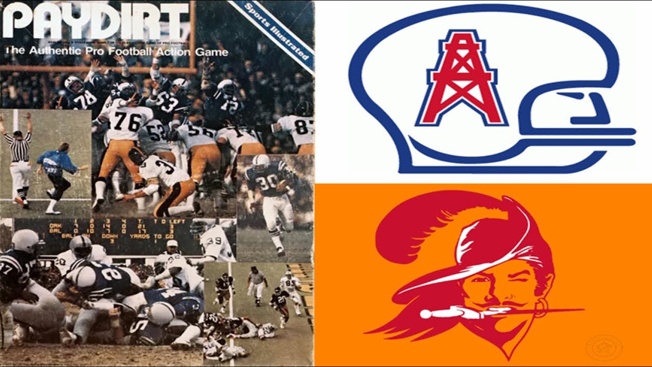 Pay Dirt Football Game - 1979 Four Drive Challenge Houston Oilers vs Tampa Bay Buccaneers