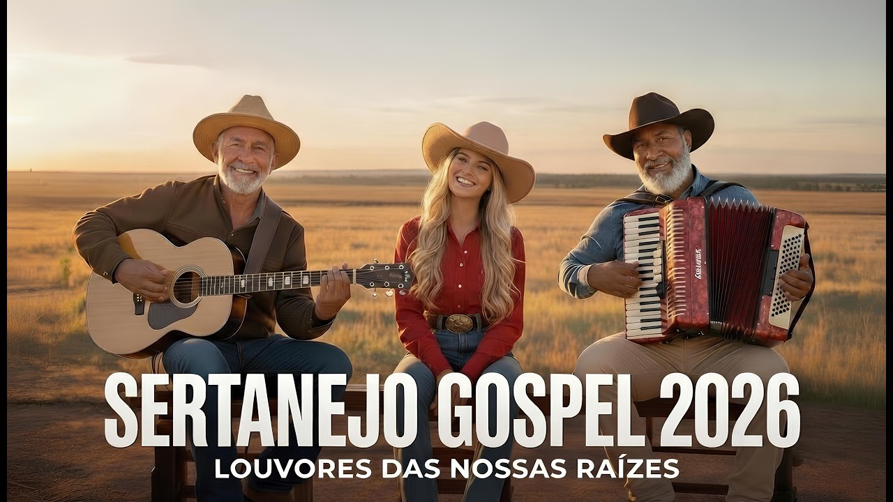 GOSPEL SERTANEJO 2026 – Louvores Que Acalmam a Alma e Renovam a Esperança