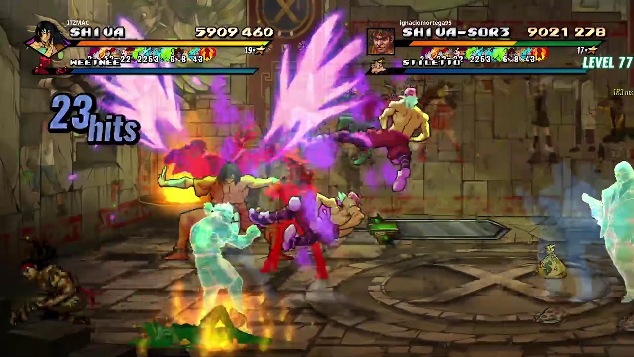 Streets of Rage 4 REIGNITED | LVL 77 SHIVA x SOR3 SHIVA | 2/8
