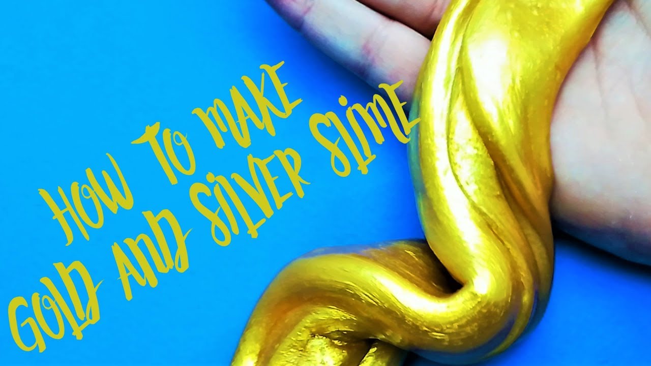 How to make metallic GOLD/SILVER slime