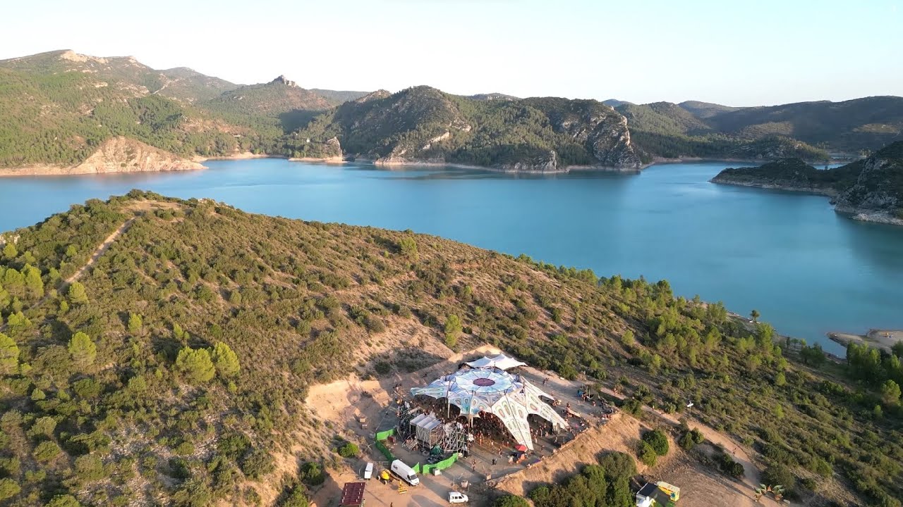 TrustGaia Drone Shootings – Own Spirit Festival 2023: Drone Over Landscapes and Turquoise Lakes 👽💚
