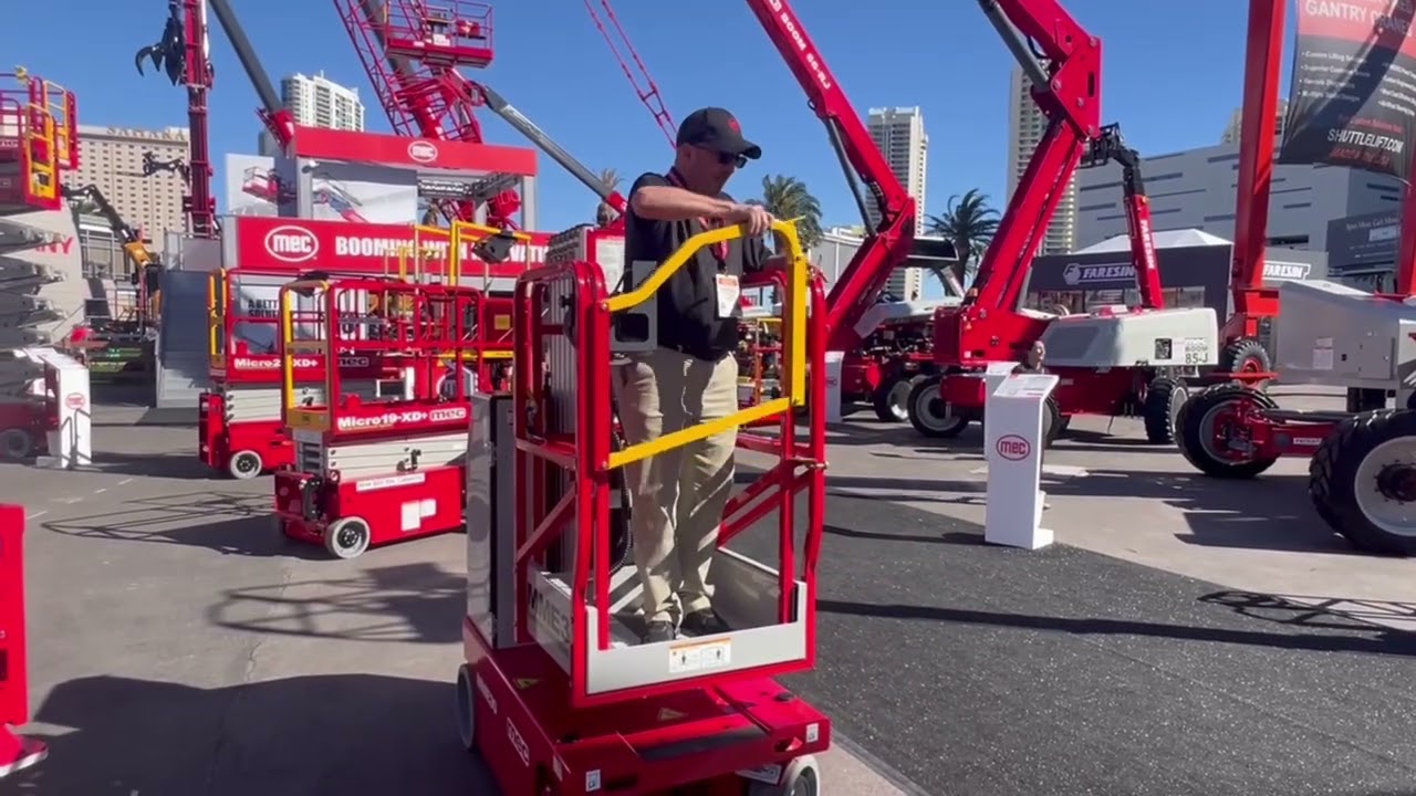 MME30 Vertical Mast Lift Walkaround: 36 Ft. Working Height, Single-Doorway Access