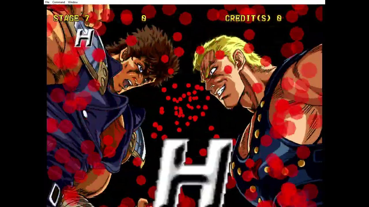 7TH!!   KENSHIRO   VS   THOUTHER   3 8 . 3 0 0  POINTS!!!   RetroArch Flycast c77c3ab  2022 08 03