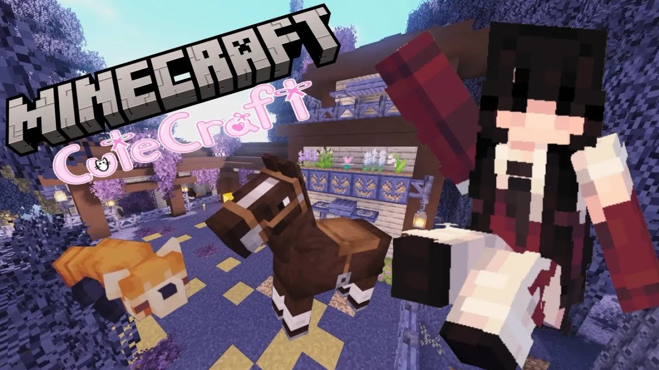 | added a stable! | ep 8 | minecraft cutecraft |