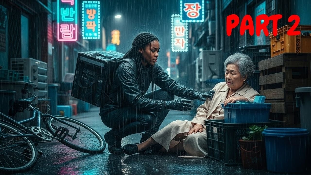 Black Delivery Girl Saved a Dying Stranger — She Didn’t Know She Was the Korean Mafia Boss’s Mom 