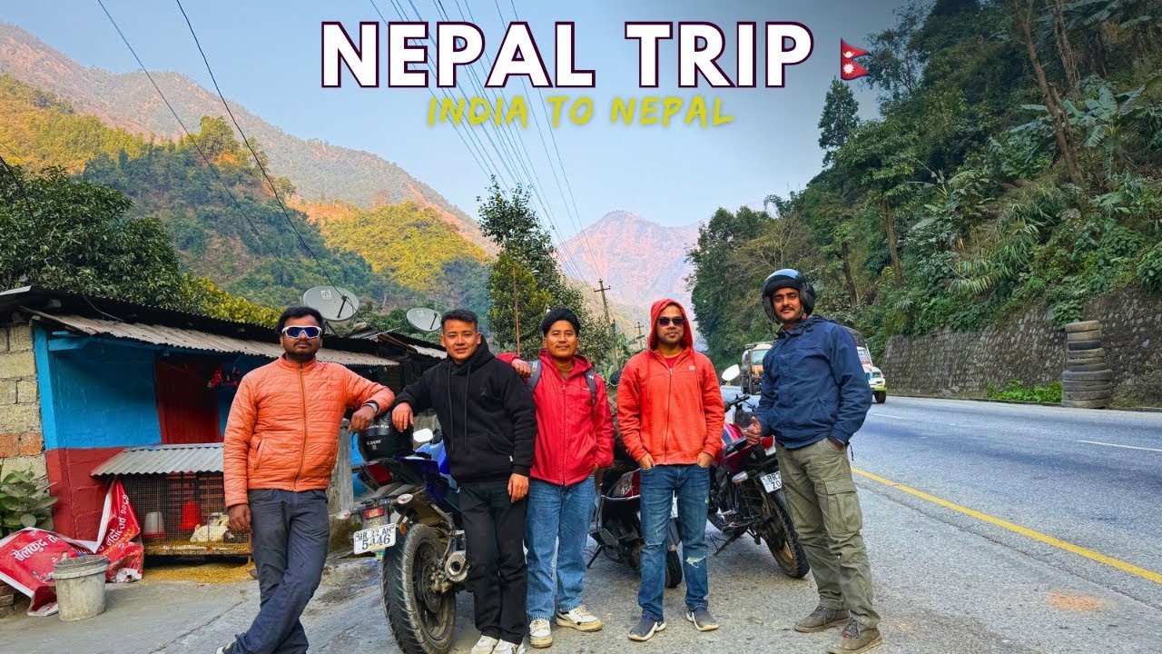 India to nepal 🇳🇵  | Valmiki nagar To bandipur | mugling to bandipur | Nepal bike vlog | moto vlog