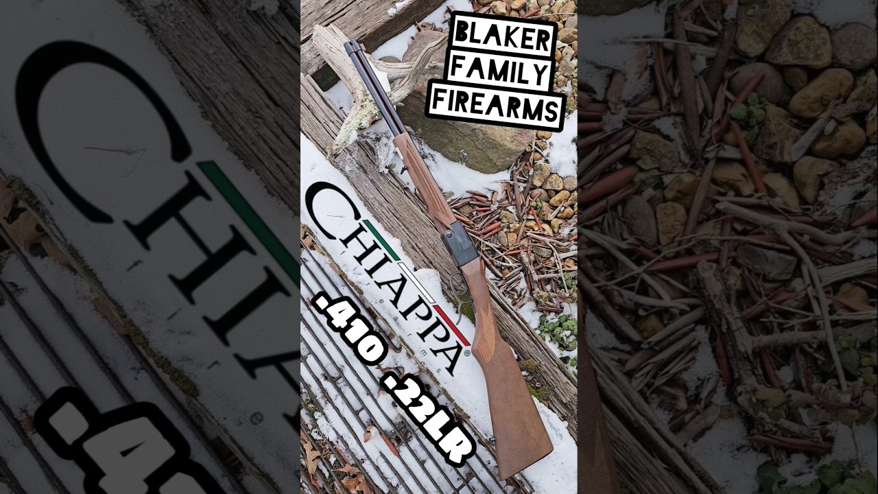 Introducing The Chiappa Firearms Double Badger Folding Shotgun Rifle 410 22LR