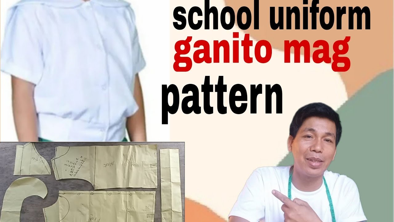 paano mag pattern ng school uniform female