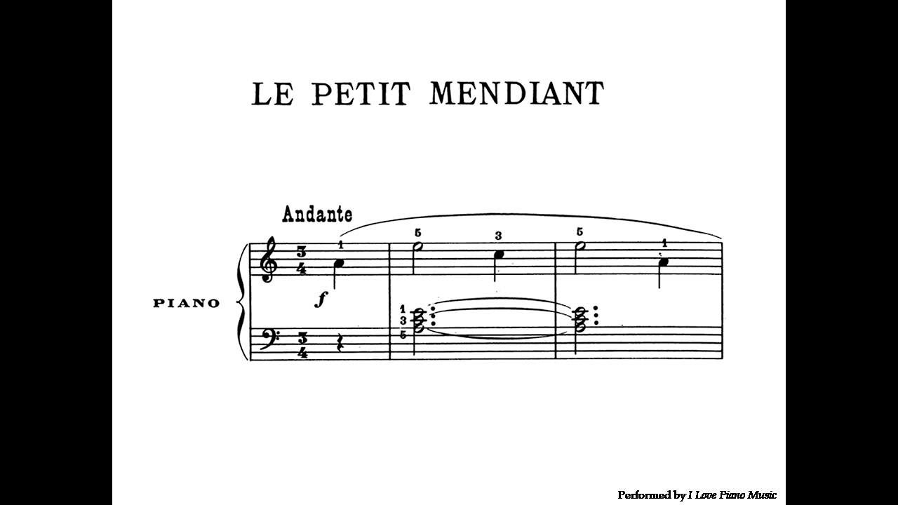 Trinity Grade 1 Piano From 2023 / Mélanie Bonis Le petit mendiant (The Little Beggar), op.103 no.2