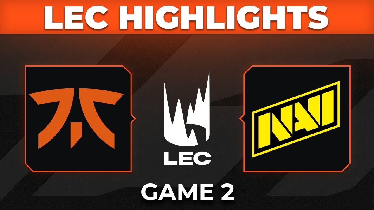 FNC vs NAVI Highlights Game 2 | LEC 2026 Playoffs | Fnatic vs Natus Vincere