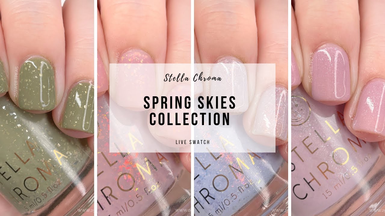 Stella Chroma Spring Skies Collection | 25 Sweetpeas