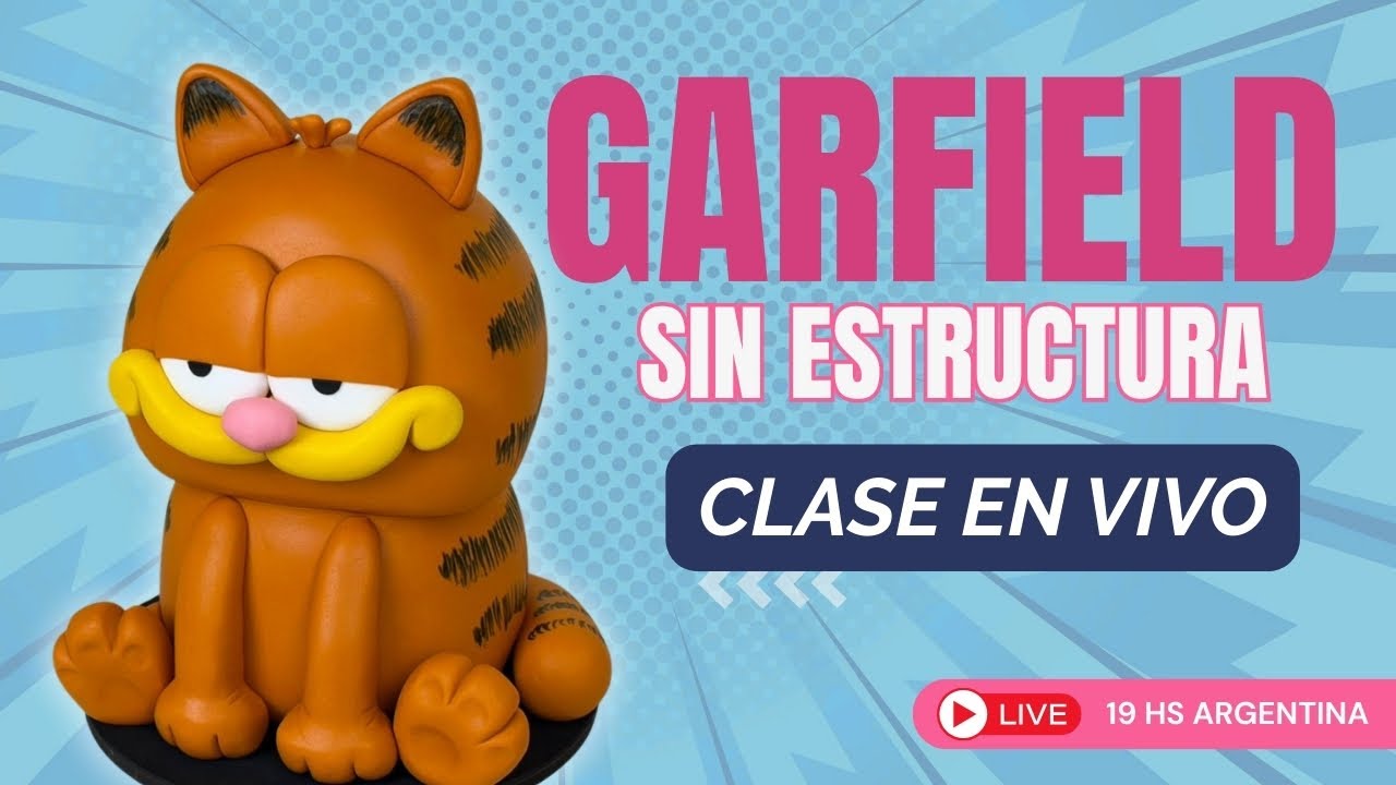 GARFIELD SIN ESTRUCTURA 100% TORTA - Clase en VIVO
