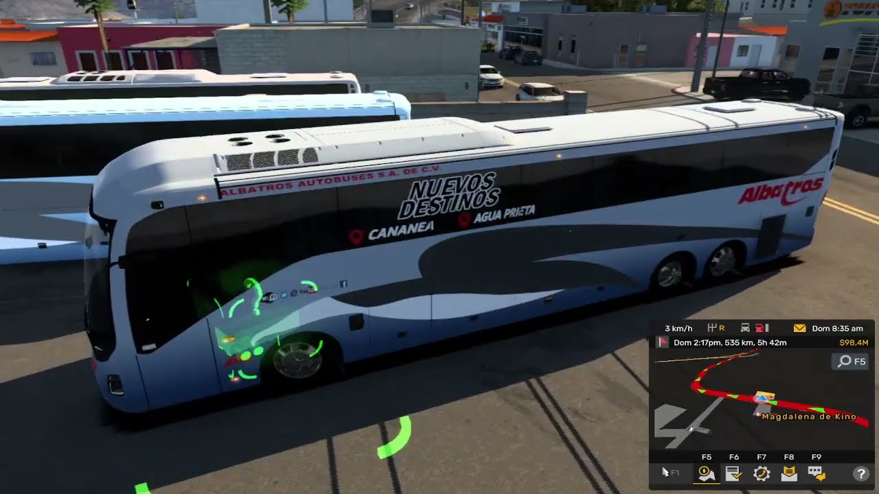 Magdalena - Santa Ana | Volvo 9800 Efficient | ALBATROS