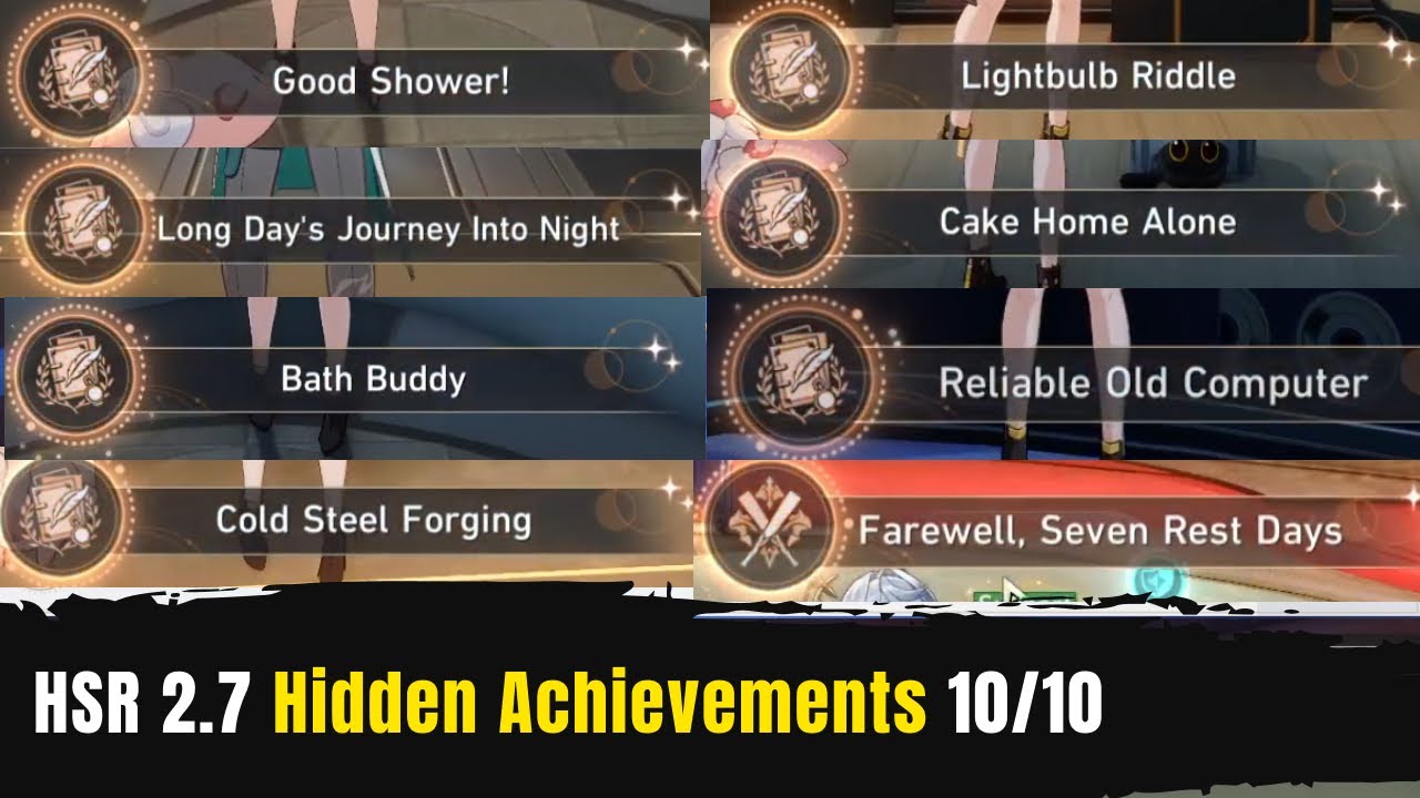 Honkai Star Rail 2.7 Hidden Achievements 10/10