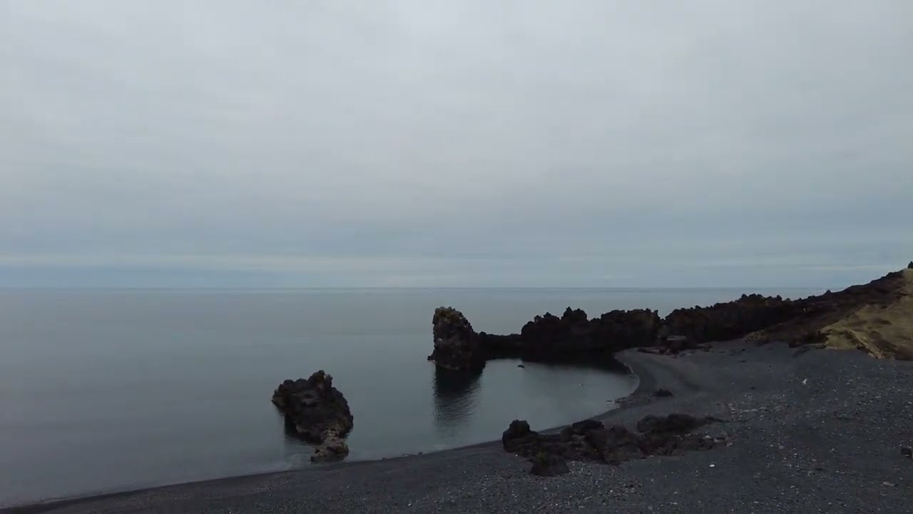 #ASMR Walking from Dritvik to Djúpalónssandur, Iceland (in 4K 60 FPS)