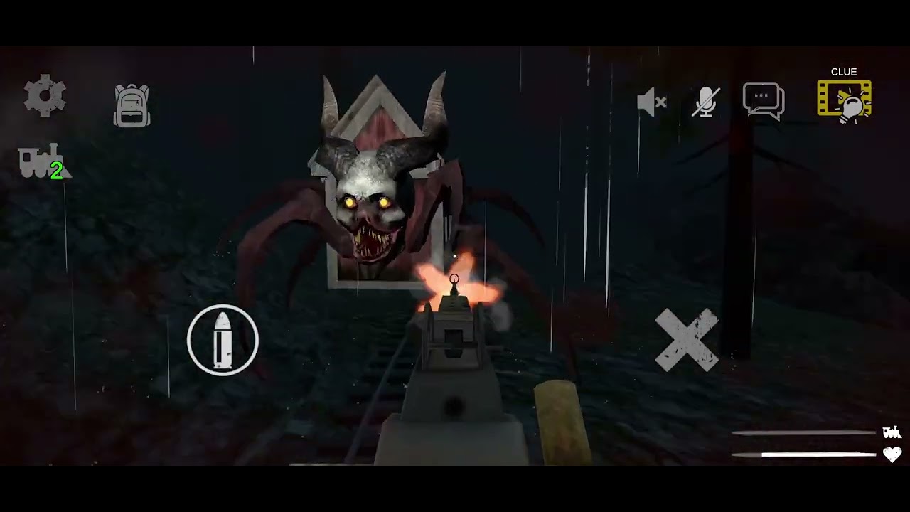 Playing horror game with my friend part 1