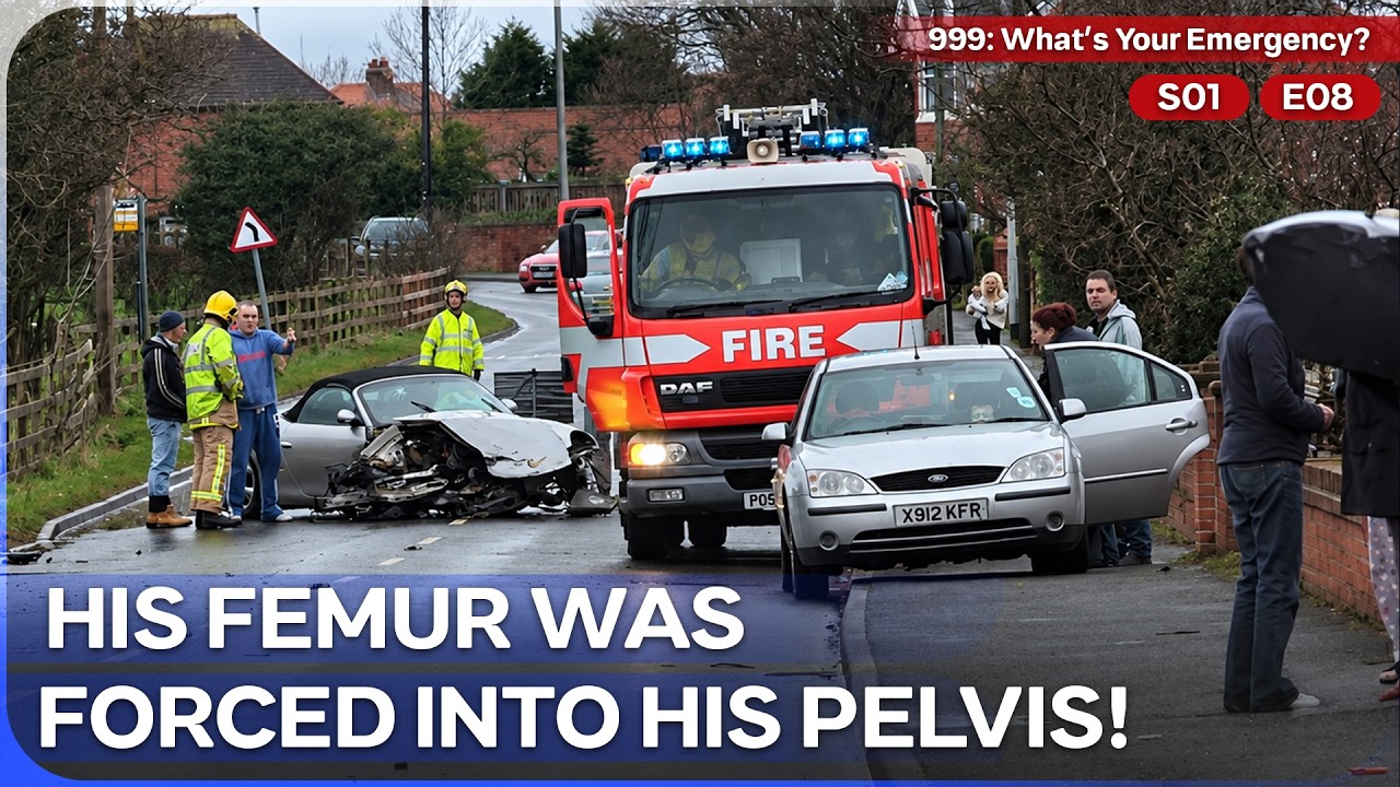 Driver Seriously Injured In Head-On Porsche Crash | 999: What's Your Emergency? Season 1 Episode 8