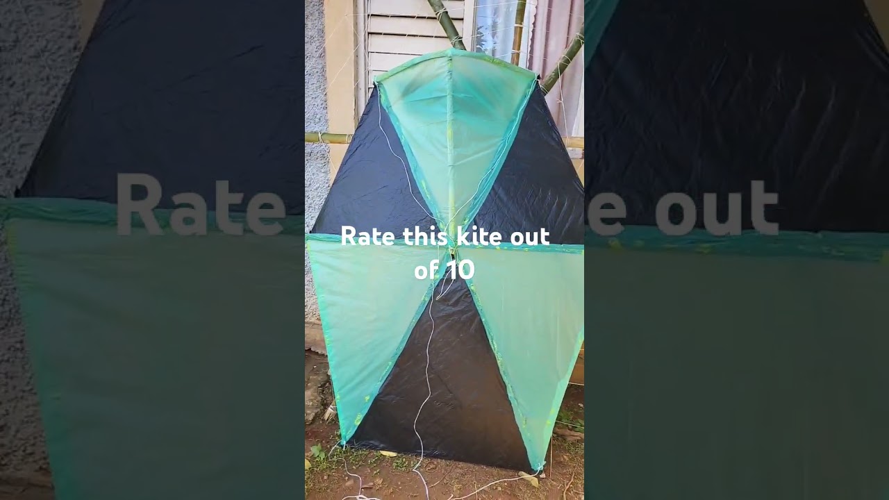 how to make a kite , rate this kite out of 10 #shorts