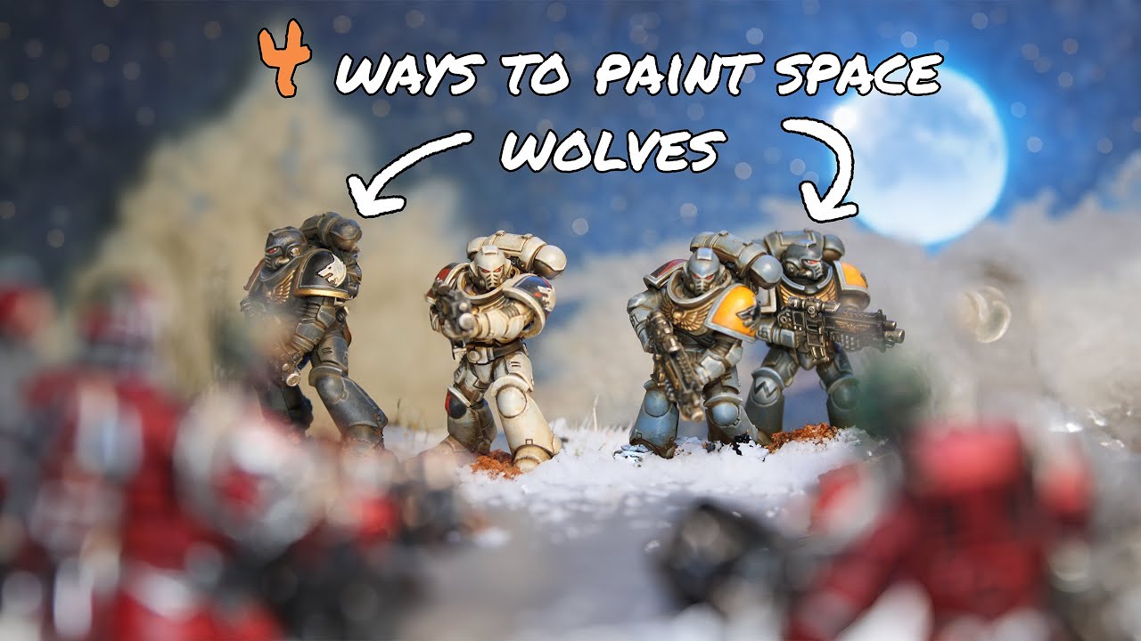 AWESOME Space Wolves in less than 1 hr?! #warhammer40k #spacemarines #spacewolves