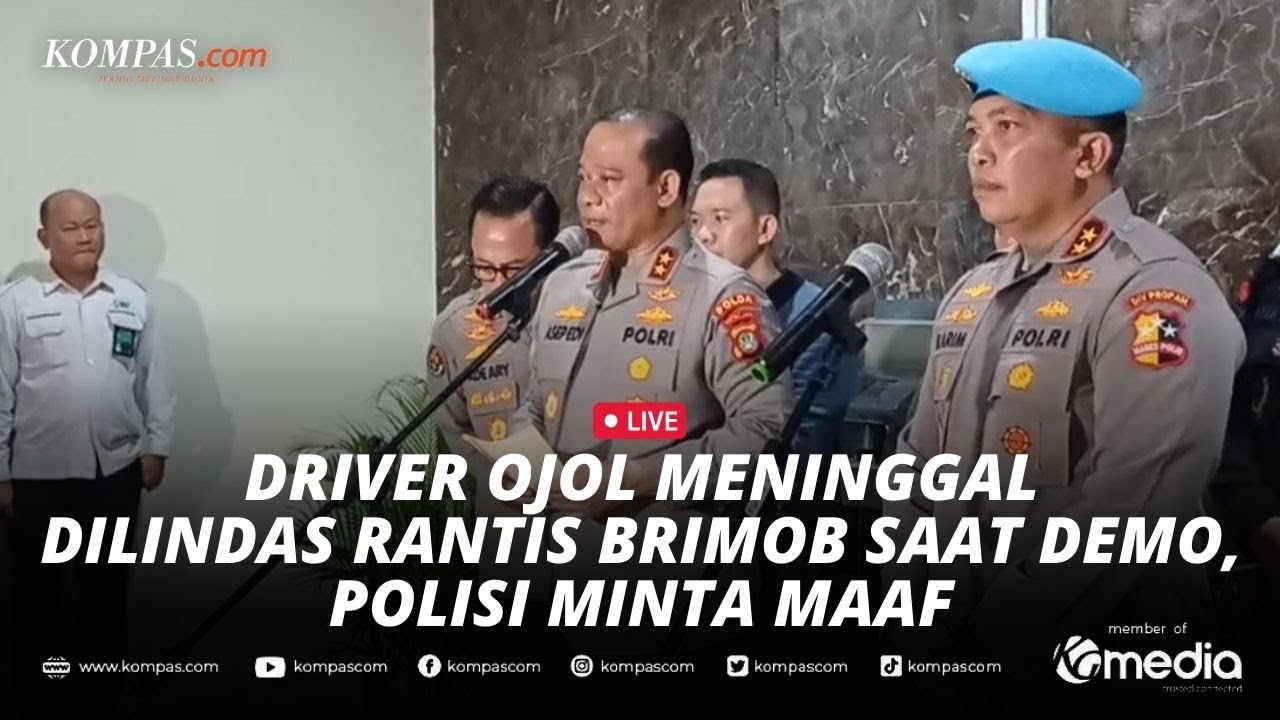 🔴BREAKING NEWS - Polisi Buka Suara Terkait Kondisi Driver Ojol Dilindas Rantis Brimob Saat Demo