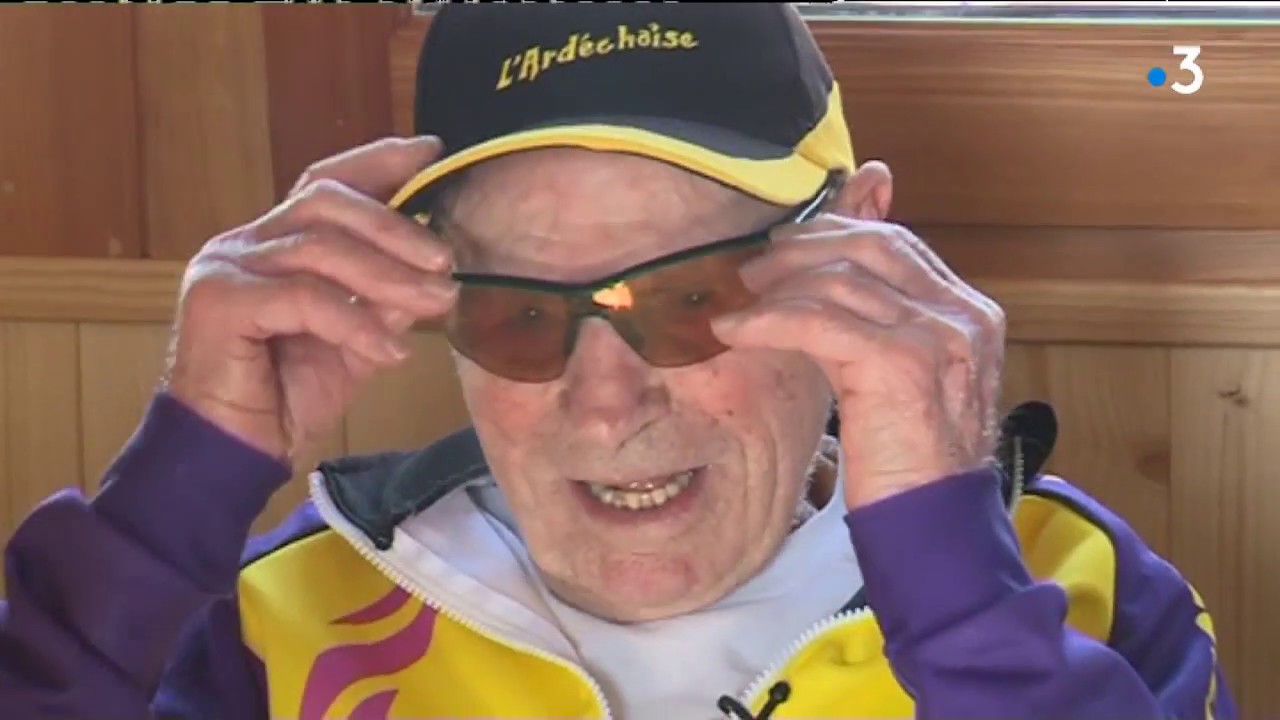 Robert Marchand au rendez-vous de l'Ardéchoise