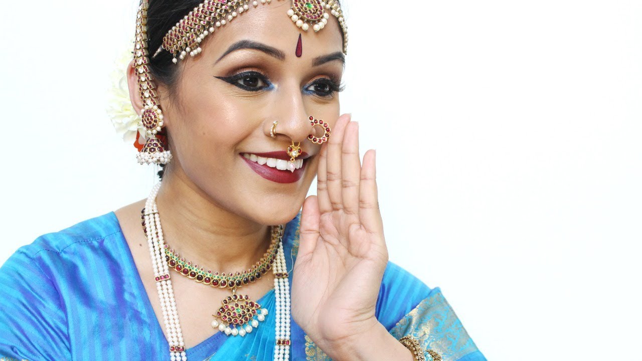 Bharatanatyam Indian Classical Dance Makeup | tamil
