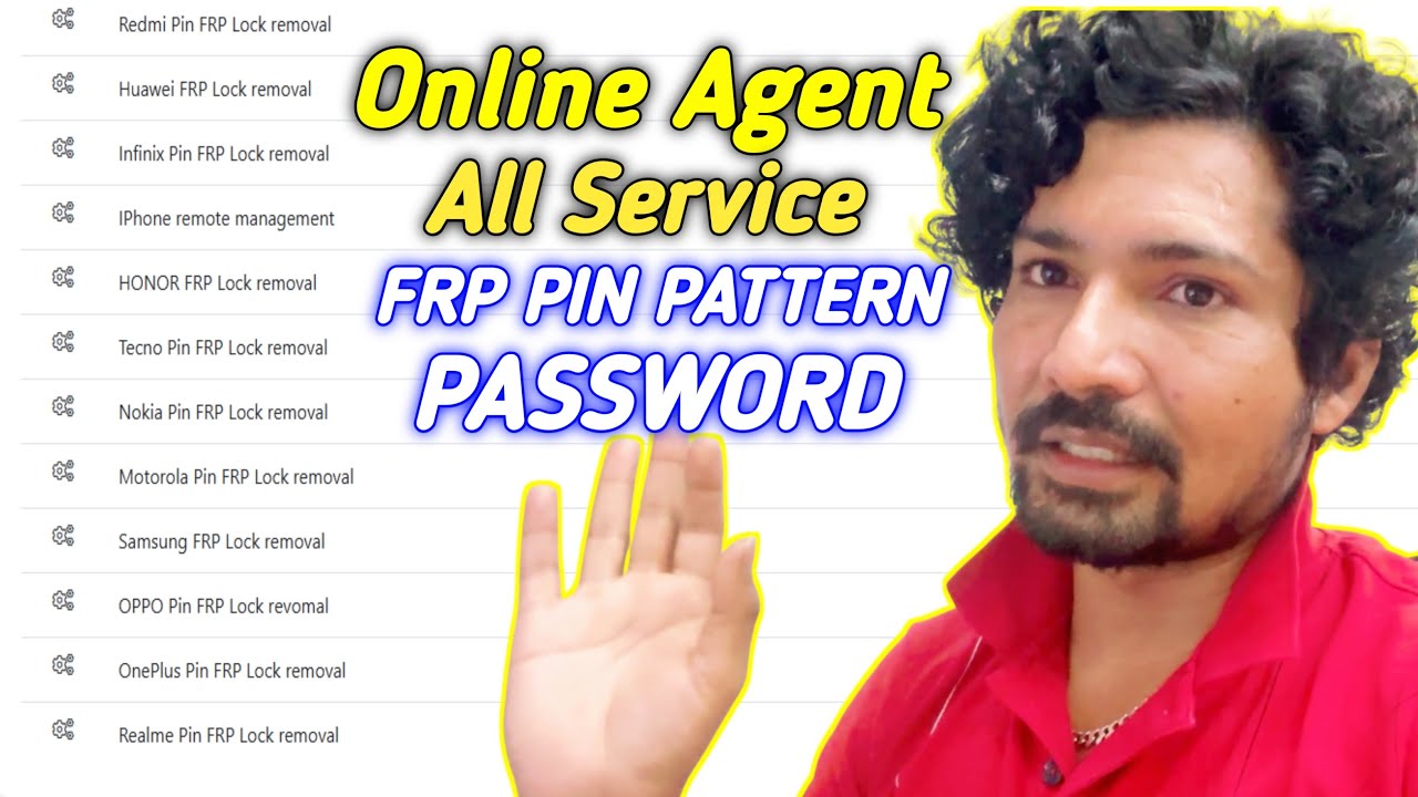 All Services FRP, PIN, PATTERN, PASSWORD Online Agent | MaiThil Boy