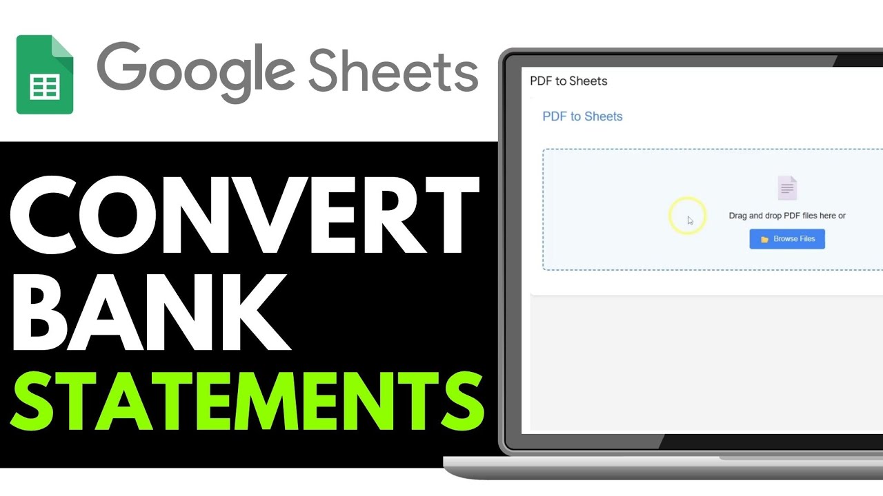 How to Convert Bank Statements to CSV, Excel 365 or Google Sheets 2026 (QUICK GUIDE)