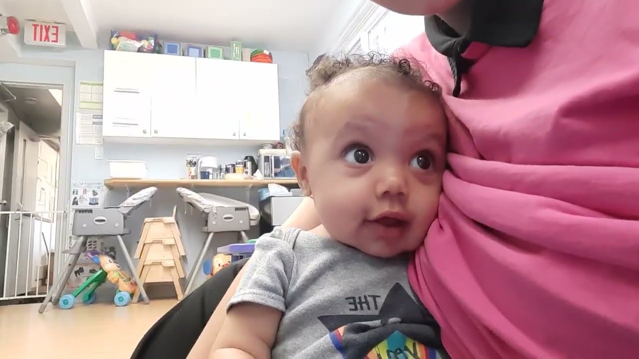 Alan breastfeeding in Daycare #baby #breastfeeding #mama