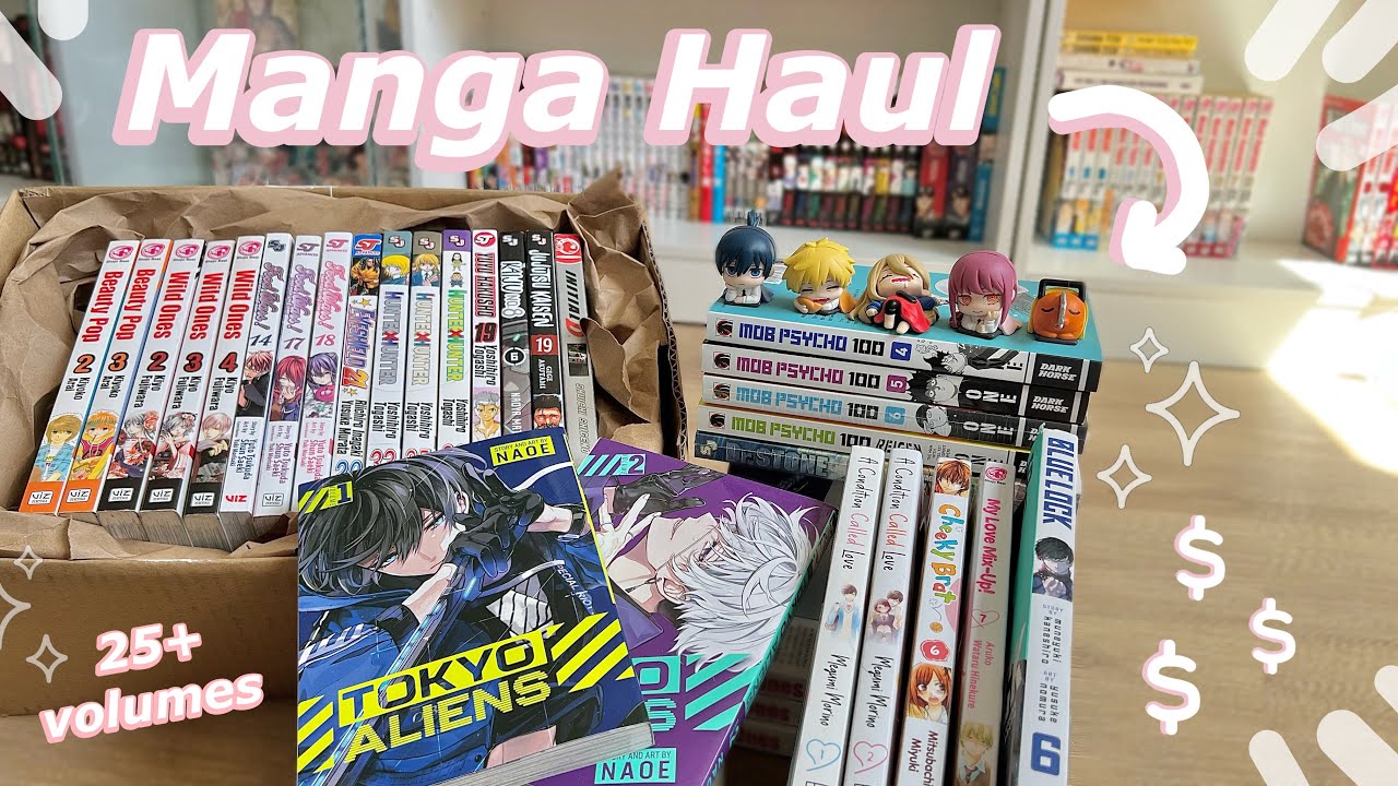 Manga Haul + Unboxing 📦 || April (25+ volumes)