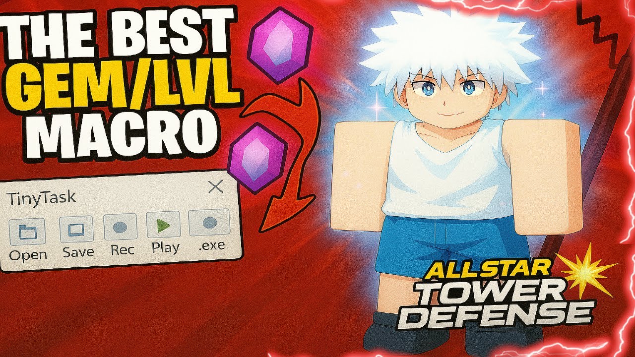 The BEST AFK MACRO For GEMS AND LEVELS In ASTD X UPDATE 2