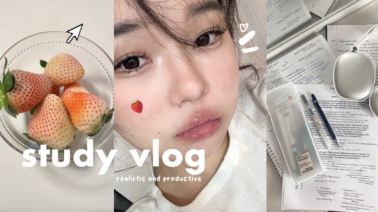 STUDY VLOG: Very PRODUCTIVE Finals week 2024📓🗒️ (Cram with me)