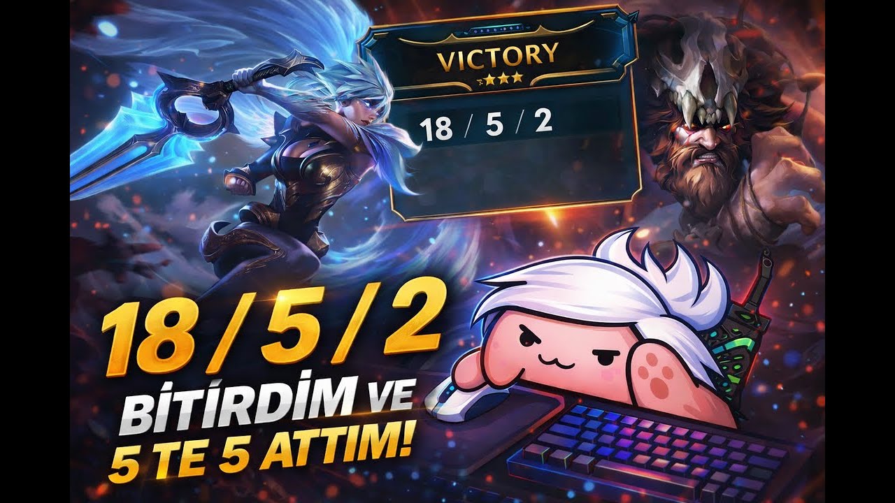 18 / 5 / 2 RIVEN 🔥 | 5’TE 5 ATTIM! MAÇI TEK BAŞIMA TAŞIDIM