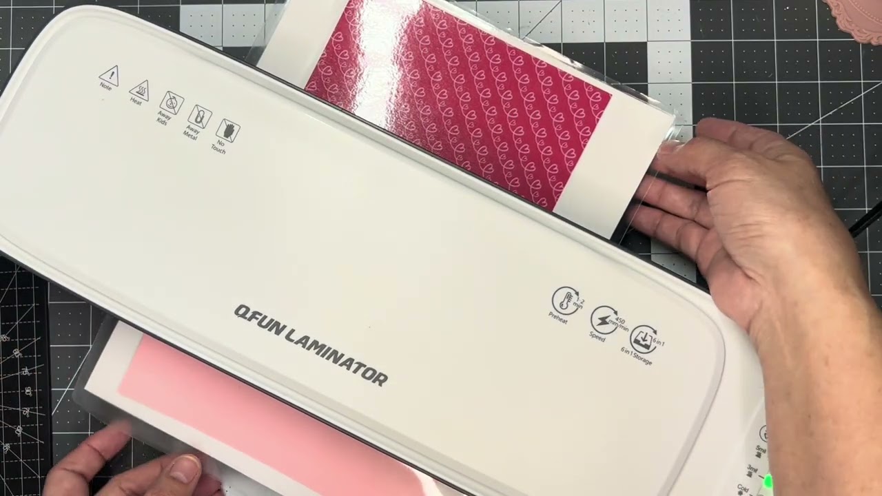 Single Sided Laminated/Glossy Paper Tutorial using the QFUN Laminator from Amazon!!