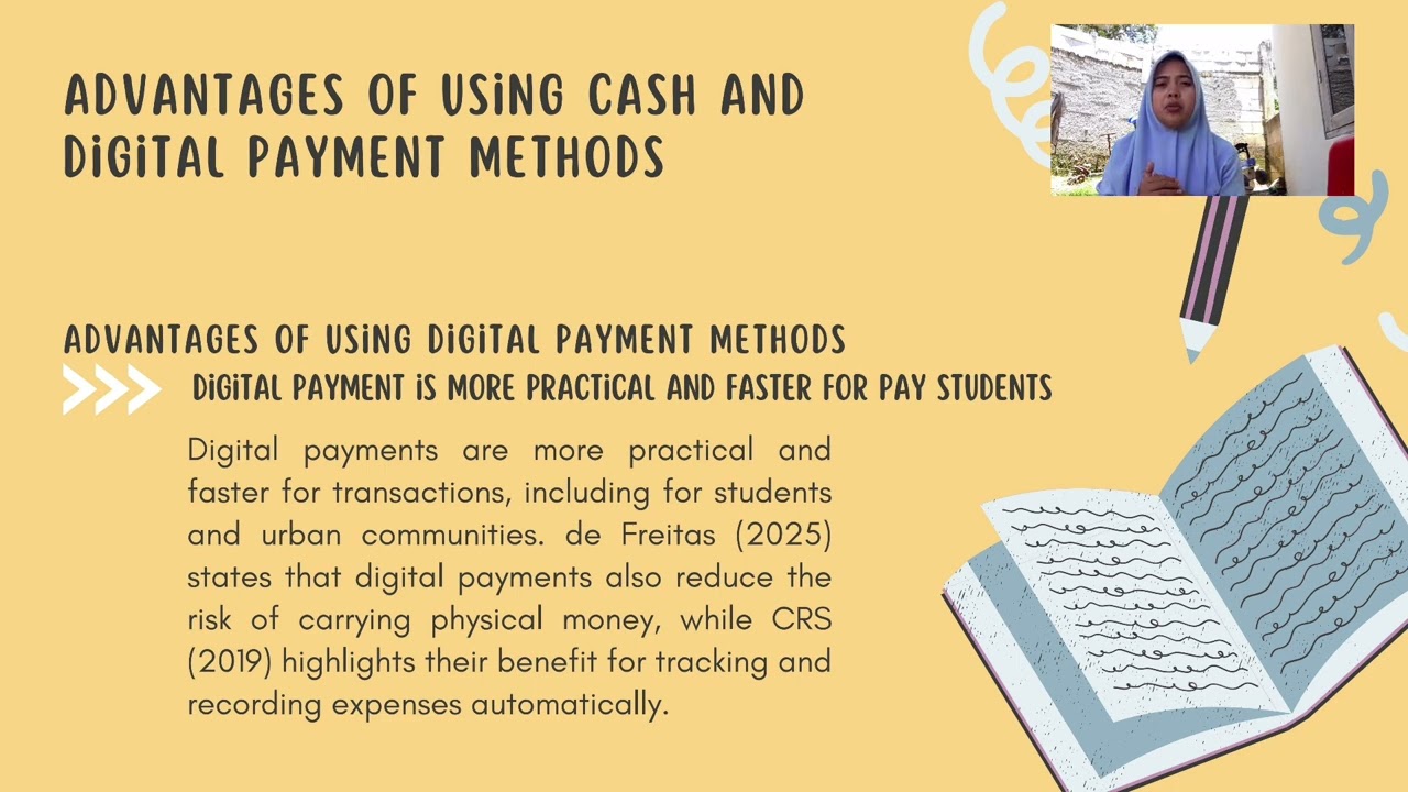 Advantages and disadventages of using cash and digital payment methods 