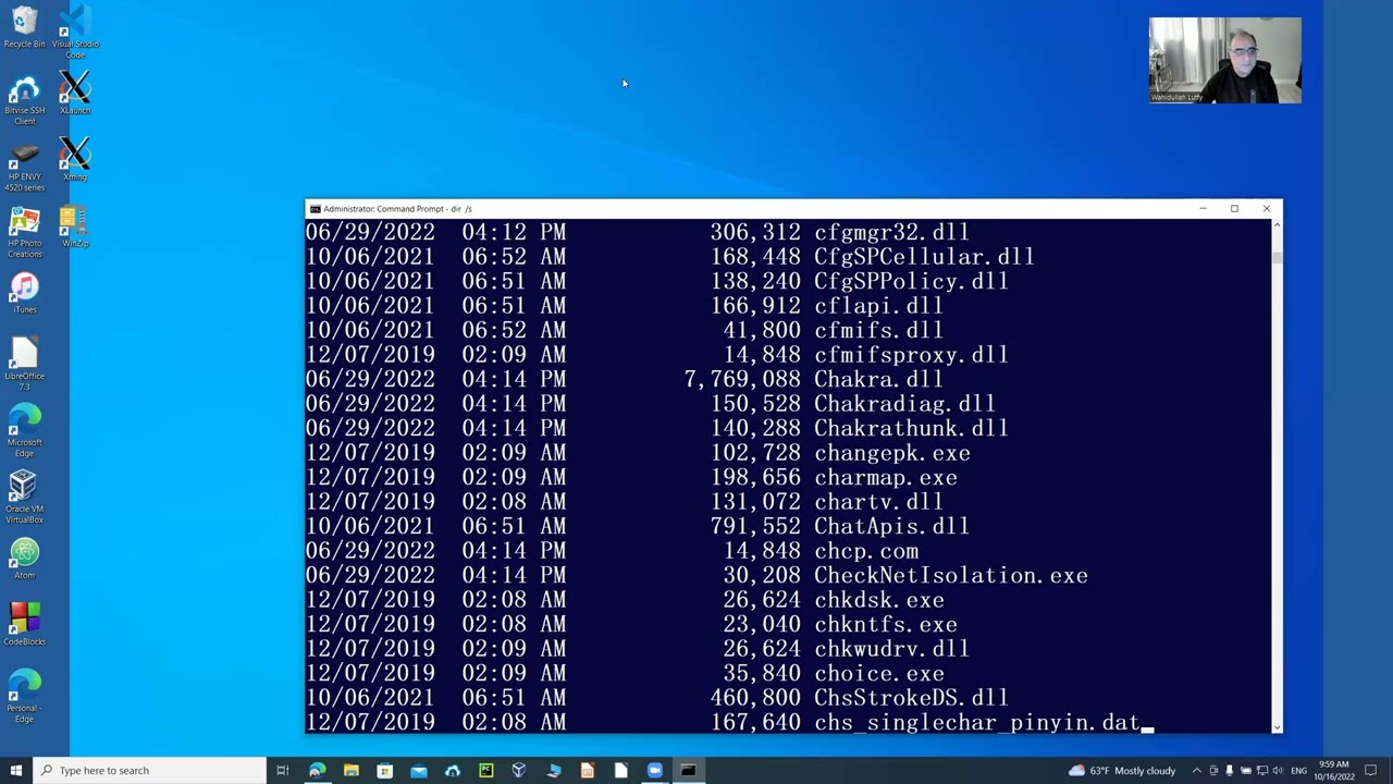 The Windows Assessment Tool 'WINSAT'  To Get System Resources (Memory, CPU, Disks, features, etc)