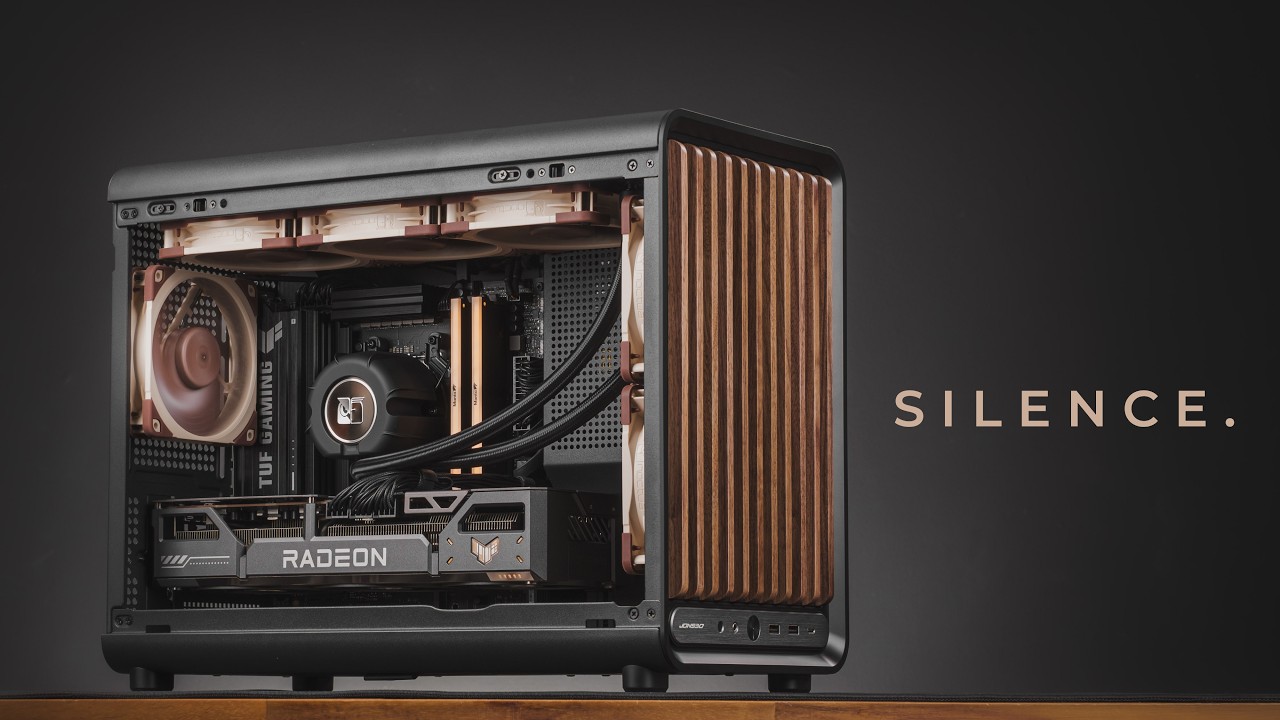 Silent, No RGB & Wooden Micro-ATX PC Build | Jonsbo D33 Wood